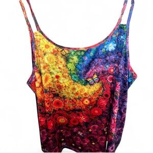 Source Unknown Multicolor Floral Camisole